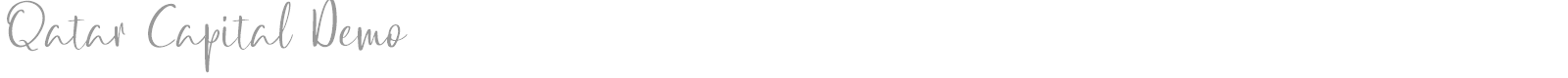 Qatar Capital font preview